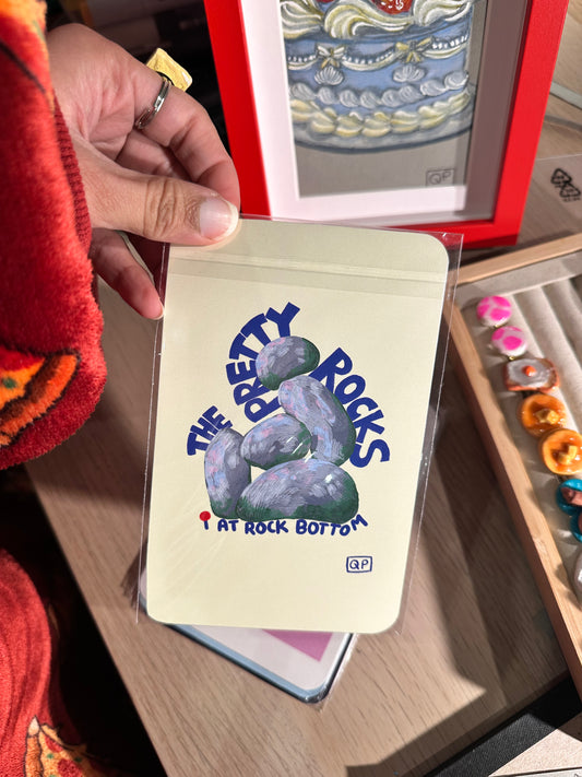 Rock Bottom 4x6 Art Print