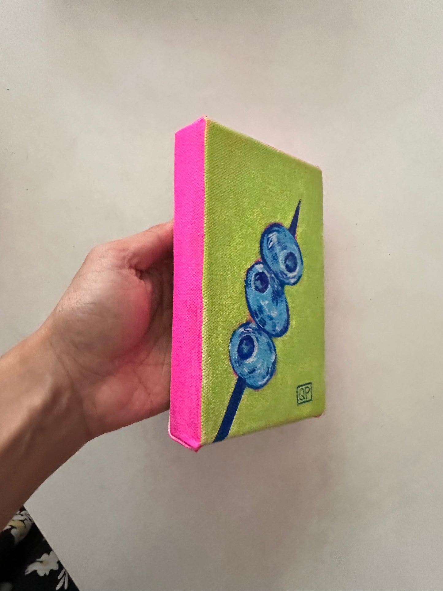 Stacked Olives Mini Art (Original Artwork)