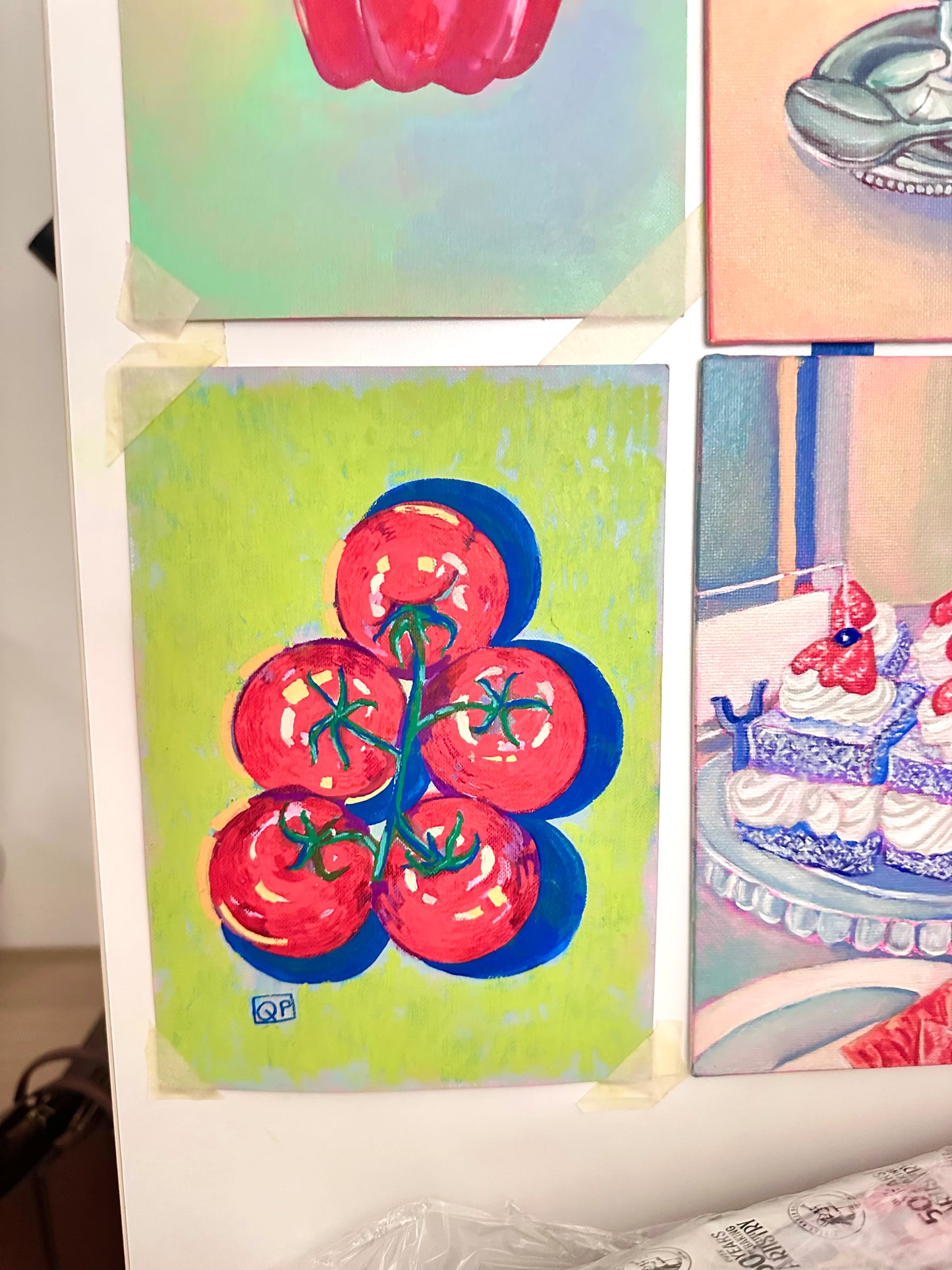 Tomatoes Study (Original Artwork)